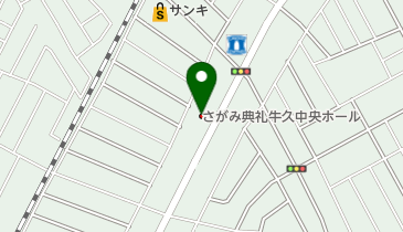 さがみ典礼牛久中央ホールの地図画像