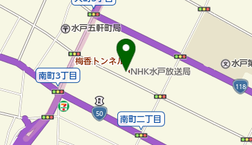 日本放送協会水戸放送局の地図画像