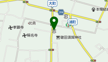 足利銀行結城支店の地図画像