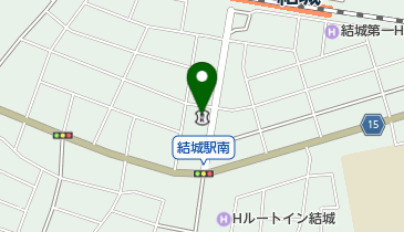筑波銀行結城支店の地図画像