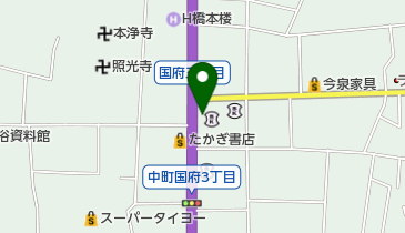 筑波銀行石岡支店の地図画像