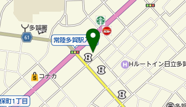 筑波銀行多賀支店の地図画像