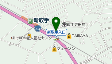 筑波銀行取手支店の地図画像