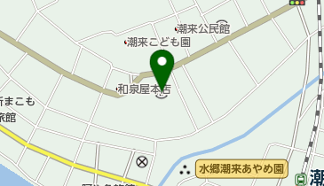 常陽銀行潮来支店の地図画像