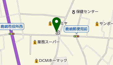 常陽銀行鹿島東支店の地図画像