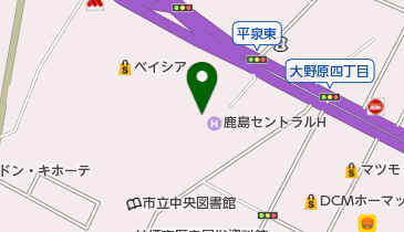 常陽銀行神栖支店の地図画像