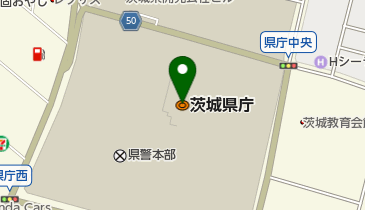 常陽銀行県庁支店の地図画像