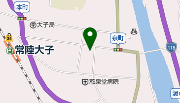 常陽銀行大子支店の地図画像