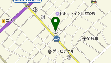 常陽銀行多賀支店の地図画像