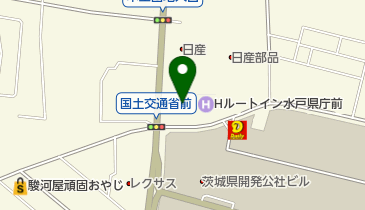 筑波銀行県庁支店の地図画像