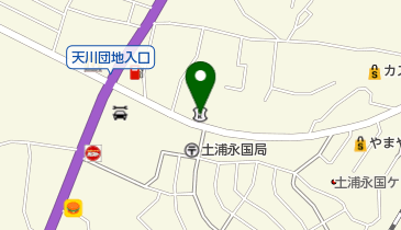 筑波銀行高津出張所の地図画像