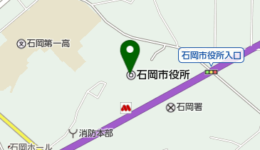 常陽銀行石岡市役所出張所の地図画像