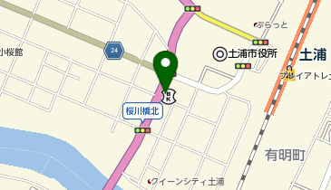 東日本銀行潮来支店の地図画像