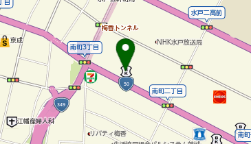 千葉銀行水戸支店の地図画像