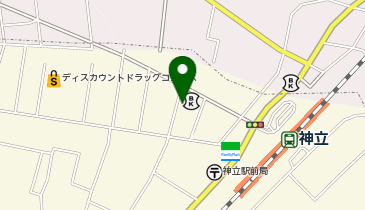 常陽銀行神立支店の地図画像