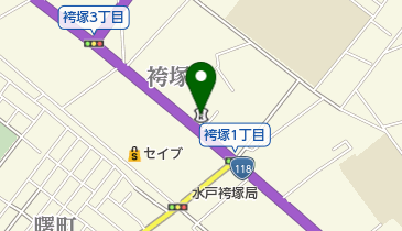 水戸信用金庫袴塚支店の地図画像