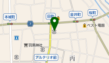 結城信用金庫下館支店の地図画像