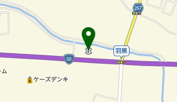 結城信用金庫羽黒支店の地図画像