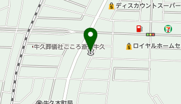 水戸信用金庫牛久支店の地図画像