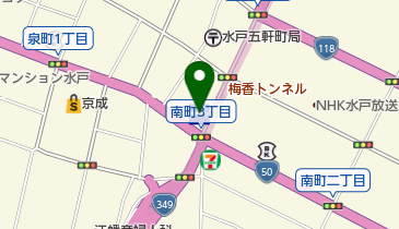 みずほ銀行水戸支店の地図画像