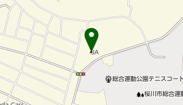 JA北つくば岩瀬支店の地図画像