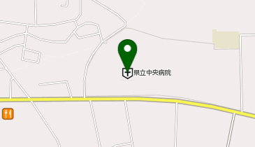 茨城県立中央病院の地図画像