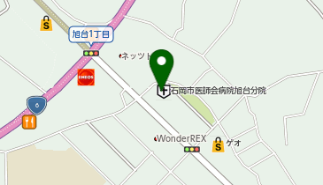 石岡市医師会病院旭台分院の地図画像