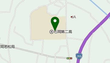 茨城県立石岡第二高校の地図画像