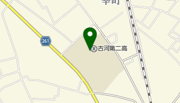 茨城県立古河第二高校の地図画像