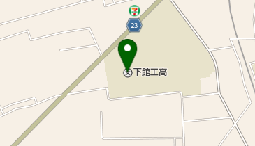 茨城県立下館工業高校の地図画像