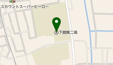 茨城県立下館第二高校の地図画像