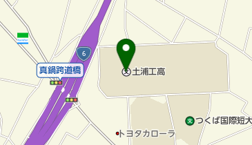 茨城県立土浦工業高校の地図画像