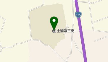 茨城県立土浦第三高校の地図画像