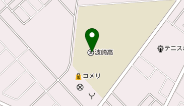 茨城県立波崎高校の地図画像