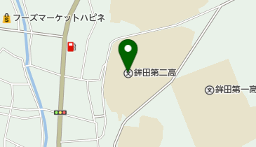 茨城県立鉾田第二高校の地図画像