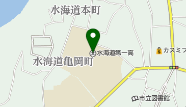 茨城県立水海道第一高校の地図画像