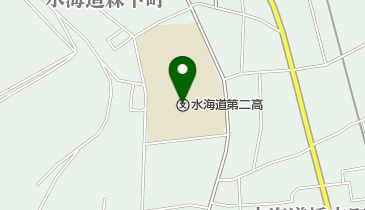 茨城県立水海道第二高校の地図画像