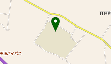 阿見町立竹来中学校の地図画像