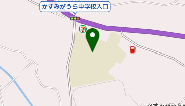 かすみがうら市立霞ヶ浦中学校の地図画像
