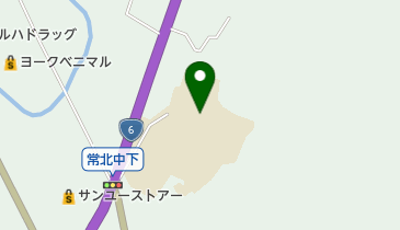 北茨城市立常北中学校の地図画像