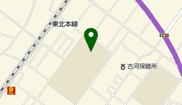 古河市立古河第一中学校の地図画像