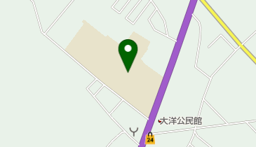 鉾田市立大洋中学校の地図画像