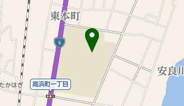 高萩市立高萩中学校の地図画像