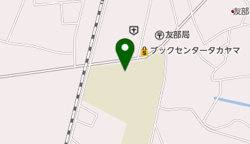 笠間市立友部中学校の地図画像