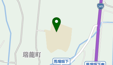 常陸太田市立瑞竜中学校の地図画像