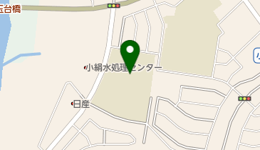 つくばみらい市立小絹中学校の地図画像