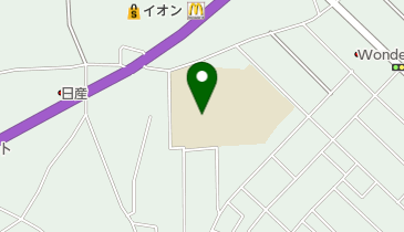 石岡市立東小学校の地図画像