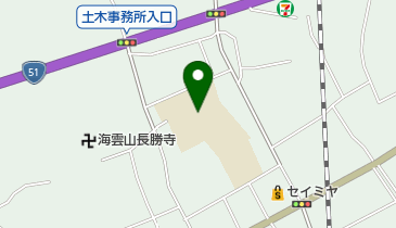 潮来市立潮来小学校の地図画像