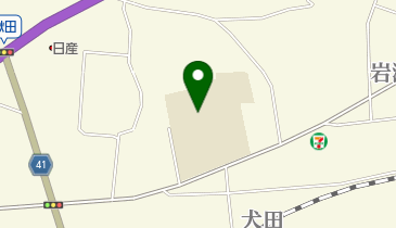 桜川市立岩瀬小学校の地図画像