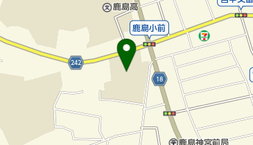 鹿嶋市立鹿島小学校の地図画像